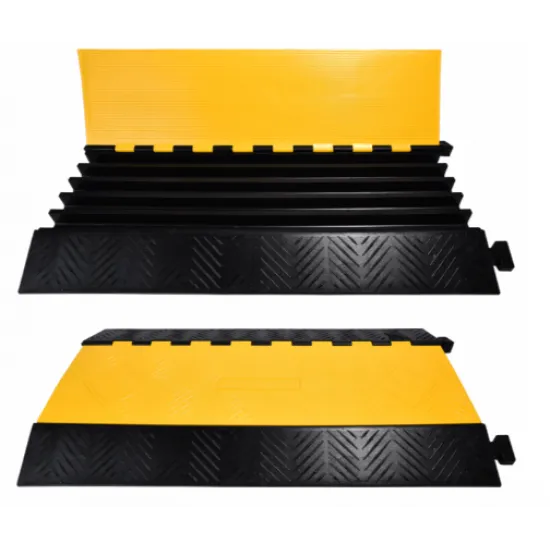 Limitator de viteza cu trecere pentru cabluri, 5 canale, 90 x 50 x 5,5cm
