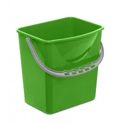 Galeata pentru carucior de curatenie profesional, culoare verde, 6L Galeata pentru carucior de curatenie profesional, culoare verde, 6L