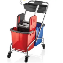 Carucior curatenie profesional Duo Cromat, AQAS Carucior curatenie profesional Duo Cromat, AQAS