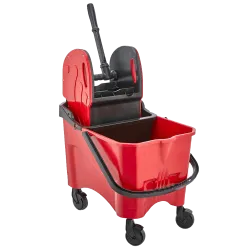 Carucior curatenie profesional pentru mop plat