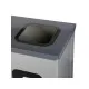 Coș de reciclare gri otel cu acoperire organica, cu 3 compartimente 3x60L – 180 litri Coș de reciclare gri otel cu acoperire organica, cu 3 compartimente 3x60L – 180 litri