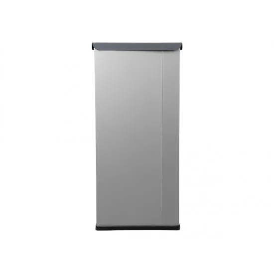 Coș de reciclare gri otel cu acoperire organica, cu 3 compartimente 3x60L – 180 litri Coș de reciclare gri otel cu acoperire organica, cu 3 compartimente 3x60L – 180 litri