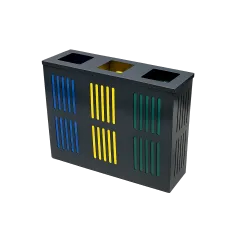 OSLO M Insula pentru reciclare cu design elegant pentru spatii moderne, metalic, de exterior, 3x37L, 25x75x70 cm OSLO M Insula pentru reciclare cu design elegant pentru spatii moderne, metalic, de exterior, 3x37L, 25x75x70 cm