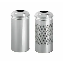 Cos de gunoi cu capac bombat, otel inoxidabil, 40L / 70L Cos de gunoi cu capac bombat, otel inoxidabil, 40L / 70L