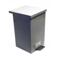 Cos de Gunoi Industrial Patrat cu Pedala Soft Close, Inox 304 (50L - 70L - 90L) Cos de Gunoi Industrial Patrat cu Pedala Soft Close, Inox 304 (50L - 70L - 90L)