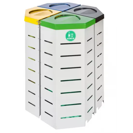 Coșuri reciclare K-MF-K 4x80L Coșuri reciclare K-MF-K 4x80L