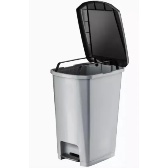 Cos de gunoi, din plastic, cu pedala, AQAS Cos de gunoi, din plastic, cu pedala, AQAS