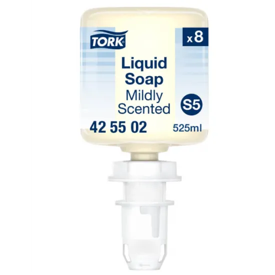 Mini sapun lichid Tork cu parfum usor 525 ml Mini sapun lichid Tork cu parfum usor 525 ml