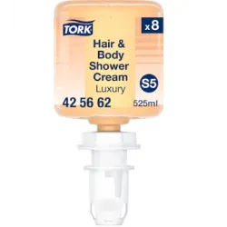 Tork Cremă de Duș Mini Pentru Spălare Păr & Corp - Luxury 525ml Tork Cremă de Duș Mini Pentru Spălare Păr & Corp - Luxury 525ml