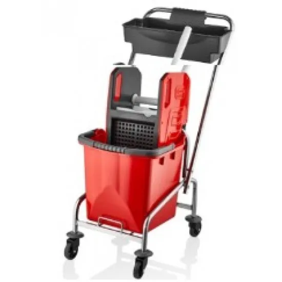 Carucior de curatenie profesional Cromat Single Bucket Carucior de curatenie profesional Cromat Single Bucket