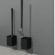 Perie Wc cu Suport STOKHOLM Negru Sanimaid 