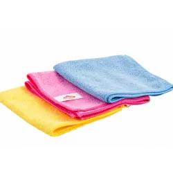 Set 3 lavete universale din microfibra, 30 x 30 cm, Mix culori