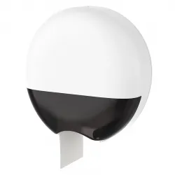 Dispenser hârtie igienică Jumbo, plastic, alb, AQAS