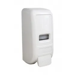 Dozator manual pentru sapun lichid, alb-gri, AQAS, 1L Dozator manual pentru sapun lichid, alb-gri, AQAS, 1L