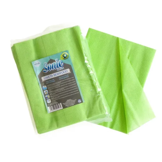 Laveta uz general Bewifood, verde, 25 buc / set, 45 x 50 cm
