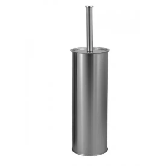 Nofer Classic Perie WC cu suport, montaj pe perete, inox Nofer Classic Perie WC cu suport, montaj pe perete, inox