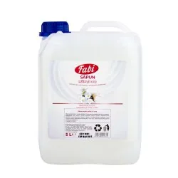 Sapun lichid alb parfumat, Fabi, canistra 5L Sapun lichid alb parfumat, Fabi, canistra 5L