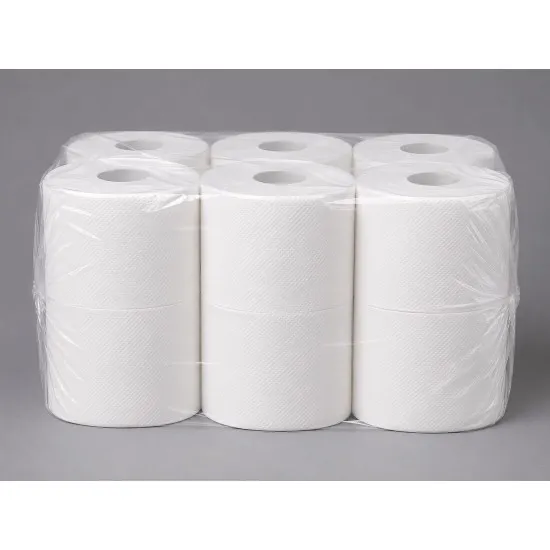 Hartie igienica alba gofrata, 2 straturi, 112 m, derulare centrala, AQAS One Mini Hartie igienica alba gofrata, 2 straturi, 112 m, derulare centrala, AQAS One Mini