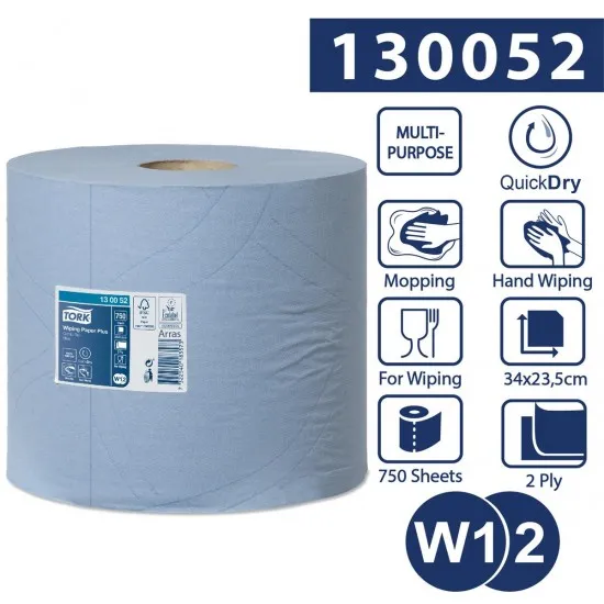Rola industriala servoil blue Tork x2, pret pe bax de 2 role Rola industriala servoil blue Tork x2, pret pe bax de 2 role