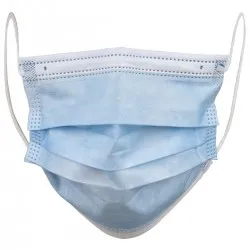 Masca de unica folosinta, cu 3 straturi si pliuri, Prima, 50 buc/cutie Masca de unica folosinta, cu 3 straturi si pliuri, Prima, 50 buc/cutie