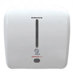 Dispenser din plastic Universus cu senzor pentru rola autocut, alb, tratat antibacterian, Papernet