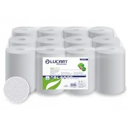 Prosop hartie, cu derulare centrala, 2 straturi, Lucart mini standard plus