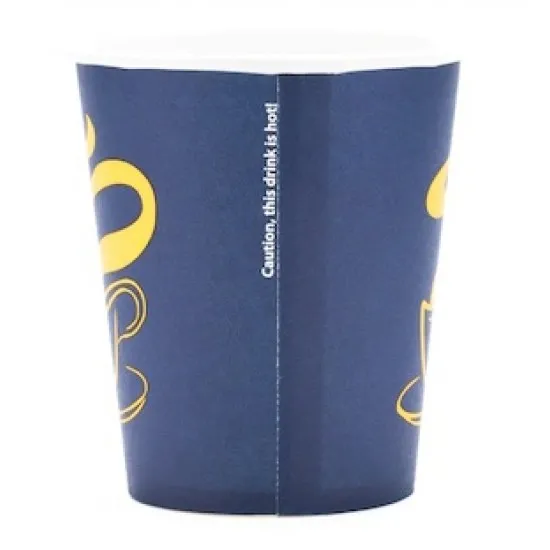 Pahare de carton 8 Oz color (236 ml), 50 buc/set
