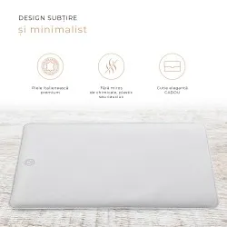 Husa laptop, MacBook 15 inch, UNIKA, piele PU cu lana din fibre naturale, gri Husa laptop, MacBook 15 inch, UNIKA, piele PU cu lana din fibre naturale, gri
