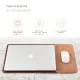 Husa laptop, MacBook 13 inch, piele naturala cu mouse pad, inchidere magnetica, margini vopsite manual, e-store, maro