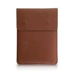 Husa laptop, MacBook 15 inch, piele naturala cu mouse pad, inchidere magnetica, margini vopsite manual, e-store, maro Husa laptop, MacBook 15 inch, piele naturala cu mouse pad, inchidere magnetica, margini vopsite manual, e-store, maro