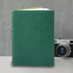 Agenda 360 piele verde