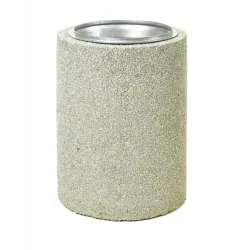 Cos stradal de gunoi, Beton, Gri, 40 L Cos stradal de gunoi, Beton, Gri, 40 L