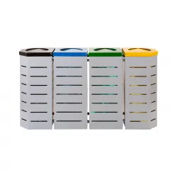 Coșuri reciclare K-MF 4x80L