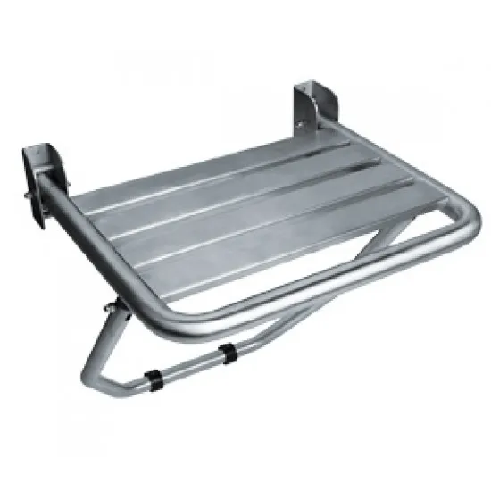 Scaun pliant cu suport, inox satinat, Mediclinics Scaun pliant cu suport, inox satinat, Mediclinics