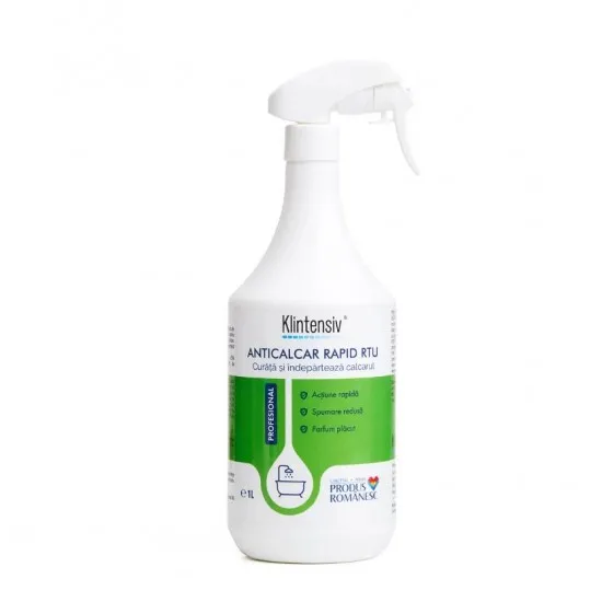 Anticalcar Rapid PROFESIONAL RTU, 1000 ml, Klintensiv Anticalcar Rapid PROFESIONAL RTU, 1000 ml, Klintensiv