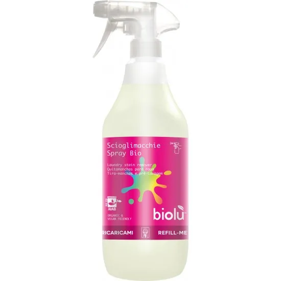 Detergent pentru scos pete spray ecologic 1L, Biolu Detergent pentru scos pete spray ecologic 1L, Biolu