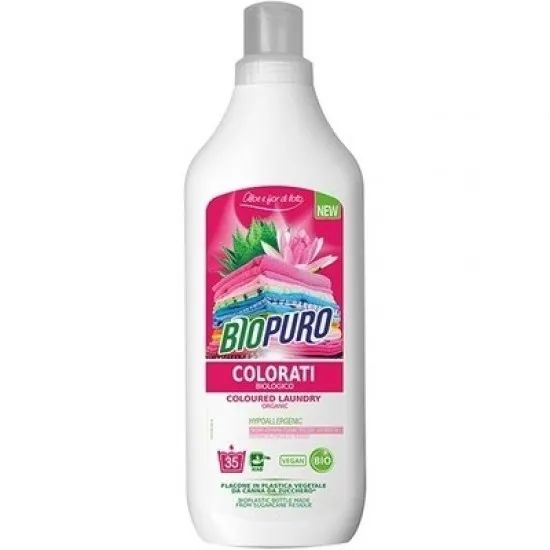 Detergent hipoalergen pentru rufe colorate bio 1L Biopuro                                           