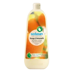 Detergent vase lichid cu balsam bio portocala 1L Sodasan