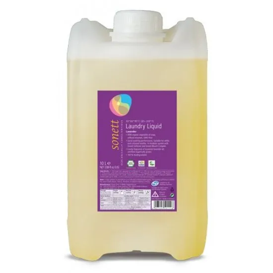 DETERGENT ECOLOGIC LICHID PT. RUFE ALBE SI COLORATE LAVANDA 10L Sonett DETERGENT ECOLOGIC LICHID PT. RUFE ALBE SI COLORATE LAVANDA 10L Sonett