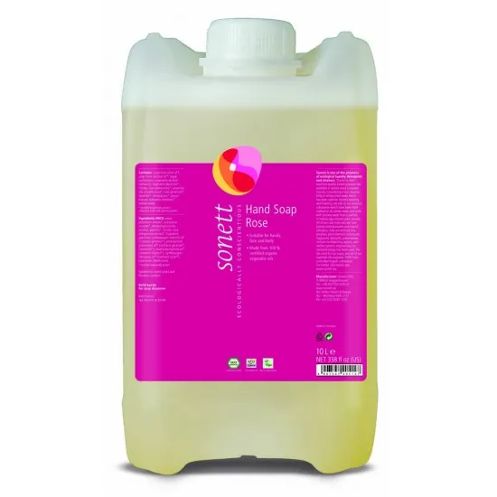 SAPUN LICHID - GEL DE DUS ECOLOGIC - TRANDAFIRI 10L Sonett SAPUN LICHID - GEL DE DUS ECOLOGIC - TRANDAFIRI 10L Sonett