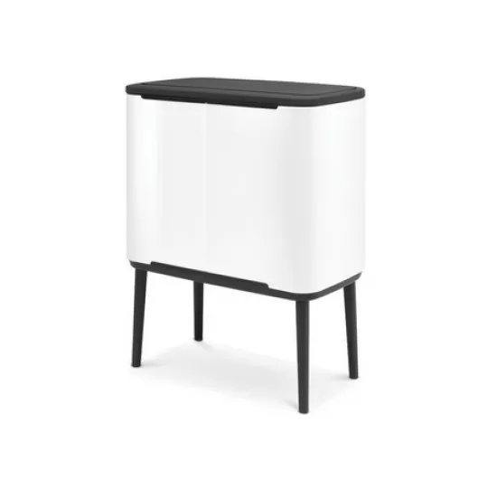 Cos gunoi Bo Touch, 11 + 23L - Alb Cos gunoi Bo Touch, 11 + 23L - Alb