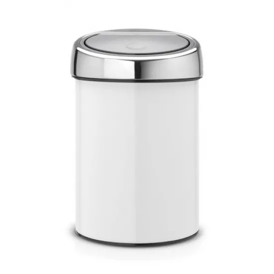 Cos gunoi Touch Bin, 3L - alb Cos gunoi Touch Bin, 3L - alb