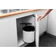 Cos de gunoi Built-in Bin, 15L - alb