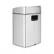 Cos de gunoi Touch Bin, 10L - Otel mat fara amprente