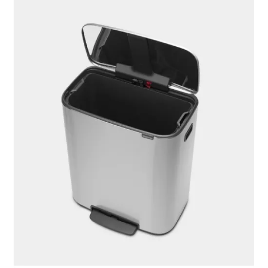 Cos gunoi Bo cu pedala, 60L - Otel mat fara amprente Cos gunoi Bo cu pedala, 60L - Otel mat fara amprente