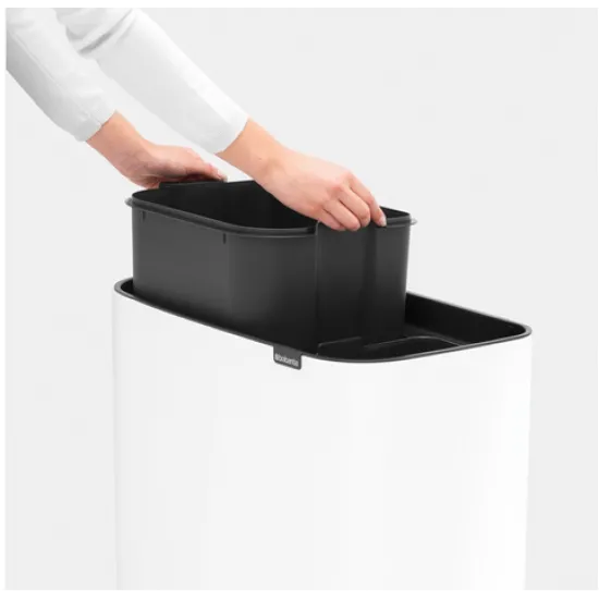 Cos gunoi Bo Touch, 11 + 23L - Alb Cos gunoi Bo Touch, 11 + 23L - Alb