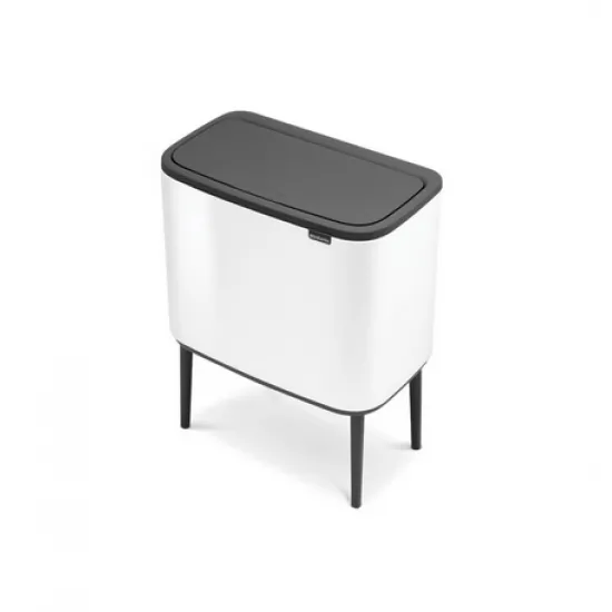 Cos gunoi Bo Touch, 11 + 23L - Alb Cos gunoi Bo Touch, 11 + 23L - Alb