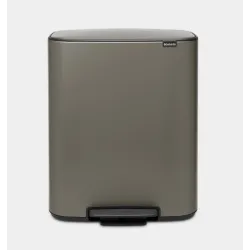 Cos gunoi Bo cu pedala, 2 x 30L - Platina