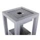 KUOKIO C, Cos scrumiera, cu design modern, metalic, de exterior, Gri KUOKIO C, Cos scrumiera, cu design modern, metalic, de exterior, Gri