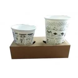 Suport 2 pahare - 100 buc/ set Suport 2 pahare - 100 buc/ set